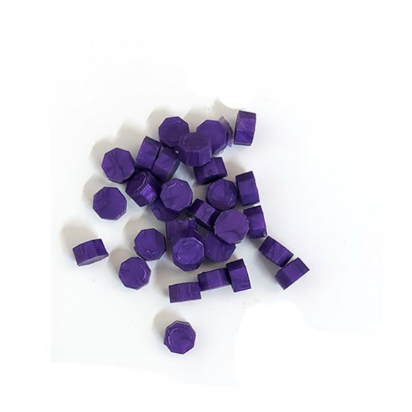 Сургуч в гранулах цвет фиолетовый, металлик 