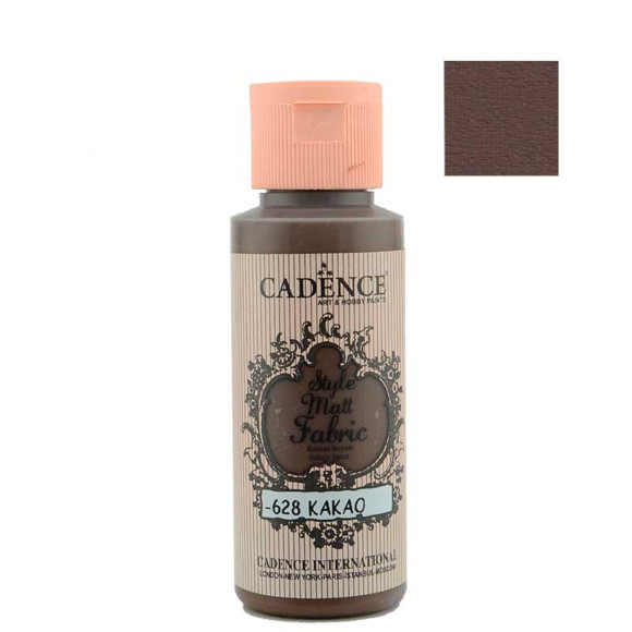 Матовая краска для ткани Cadence Style Matt 628, цвет Какао
