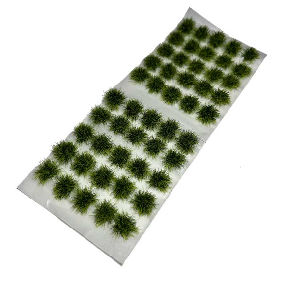Пучок травы для макета 50 штук, цвет зимний зелёный
