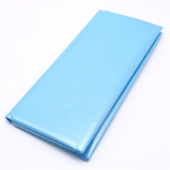 Бумага перламутровая тишью, 10 листов, tissue paper, цвет Небесно-голубой
