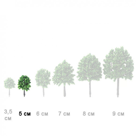 Макетное дерево Липа 50 мм