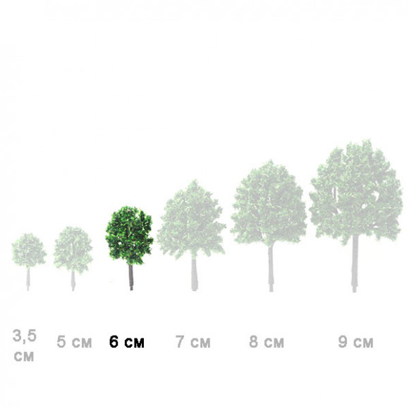 Макетное дерево Липа 60 мм