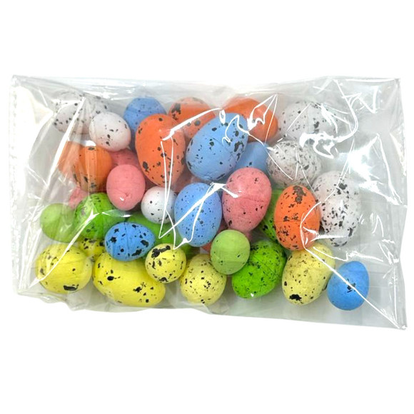 Набор декоративных миниатюрных яиц "Весна, весна" 36 шт, в упаковке