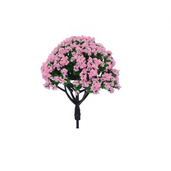 Макетное цветущее розовое дерево 50 мм