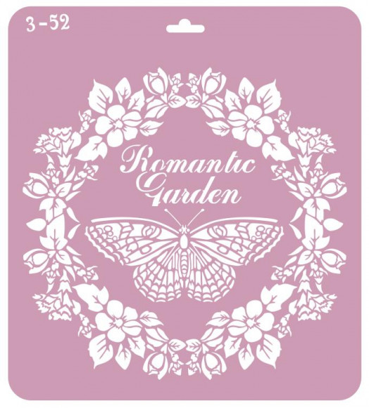Трафарет Р 3-52 "Romantic garden"             