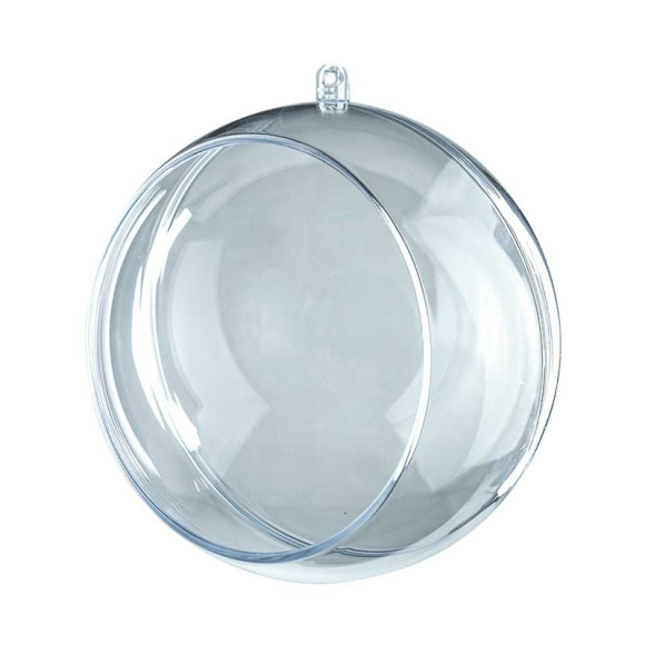 Прозрачный шар с отверстием, 90 мм