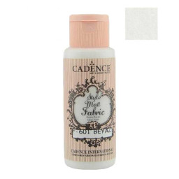 Матовая краска для ткани Cadence Style Matt 601, цвет Белый 