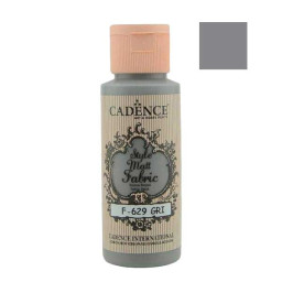 Матовая краска для ткани Cadence Style Matt 629, цвет Серый 