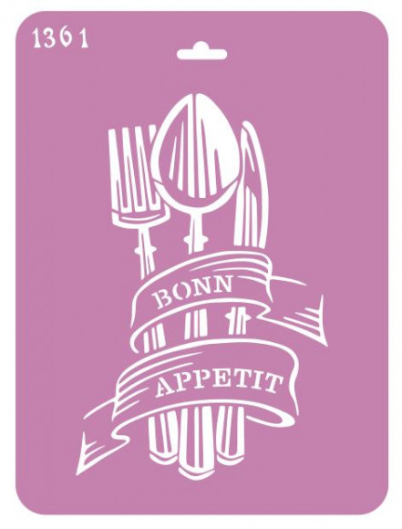 Трафарет Р 1361 "Bon appetit"             