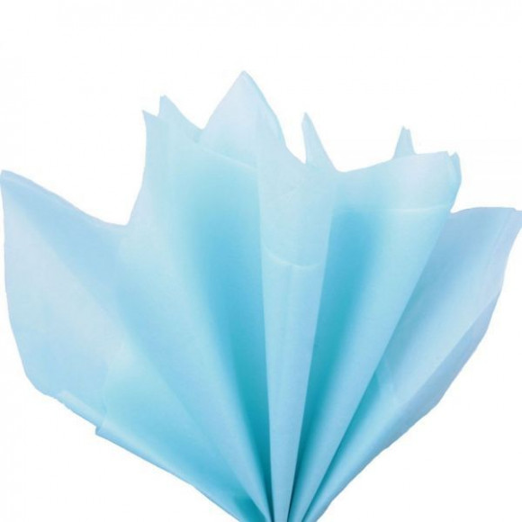 Бумага тишью нежно-голубая, 10 листов, tissue paper