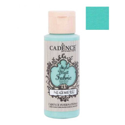 Матовая краска для ткани Cadence Style Matt 621, цвет Мятный