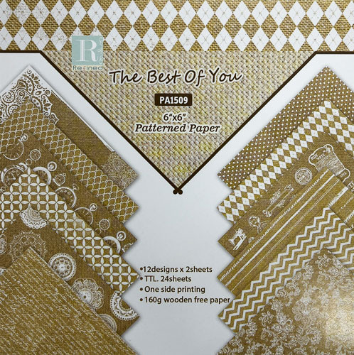 Набор бумаги для скрапбукинга "The best of you" 6" x 6"