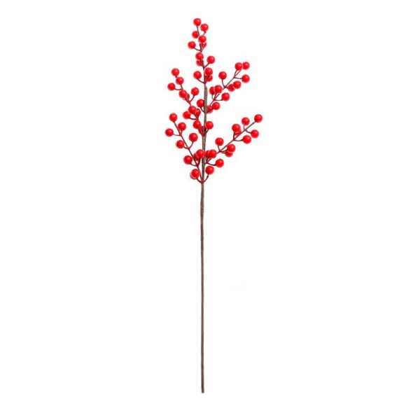 Веточка ягодок, цвет Красный 60 см