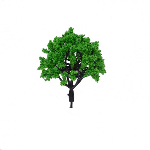 Макетное цветущее зеленое дерево 50 мм