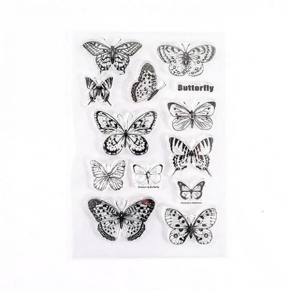 Набор силиконовых штампов "Бабочки"                      