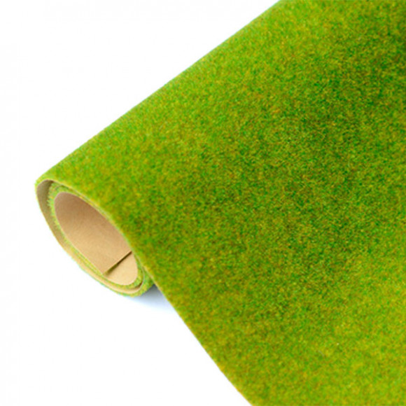 Газон Травянистый зеленый 41 х 100 см для макетов
