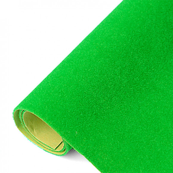 Газон Изумрудный зеленый 41 х 100 см для макетов