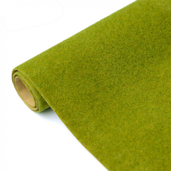 Газон Желто-зеленый 41 х 100 см для макетов