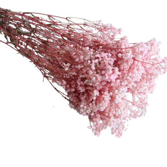 Букет объёмной гипсофилы, цвет персиково-розовый