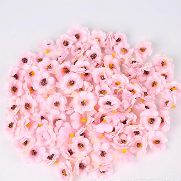 Набор цветов "Маргаритки",2.5 см, цвет розовый