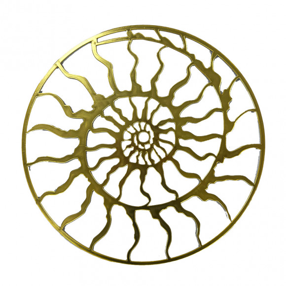 Зеркальная сура "Солнце", 31 см, цвет золото