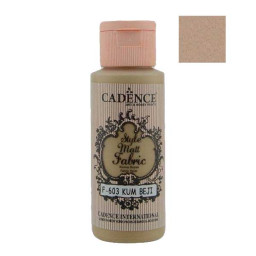 Матовая краска для ткани Cadence Style Matt 603, цвет Бежевый песок