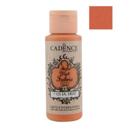 Матовая краска для ткани Cadence Style Matt 606, цвет Тыквенный