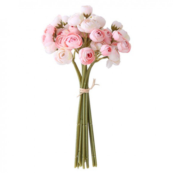 Букет садовых лютиков, цвет Розово-кремовый