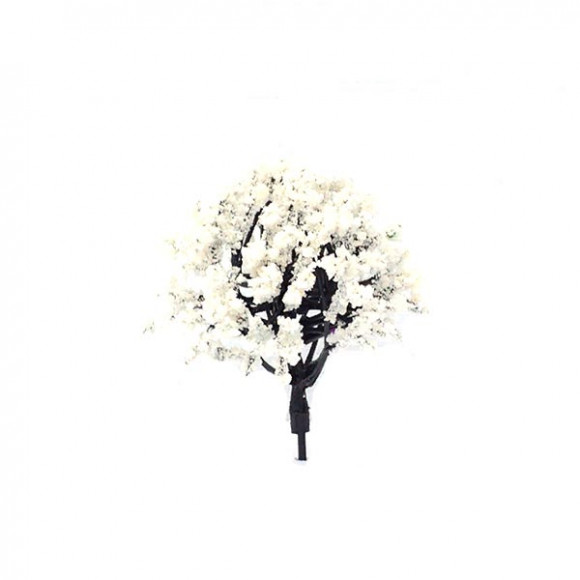 Макетное цветущее белое дерево 50 мм      